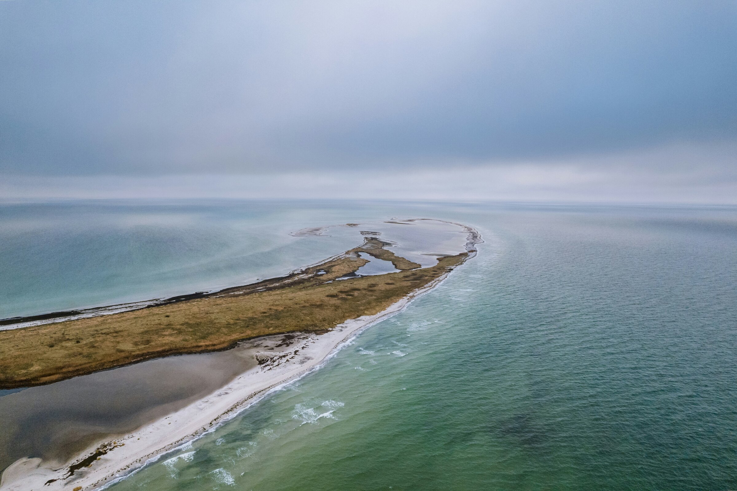 Belgische kust vanuit de lucht