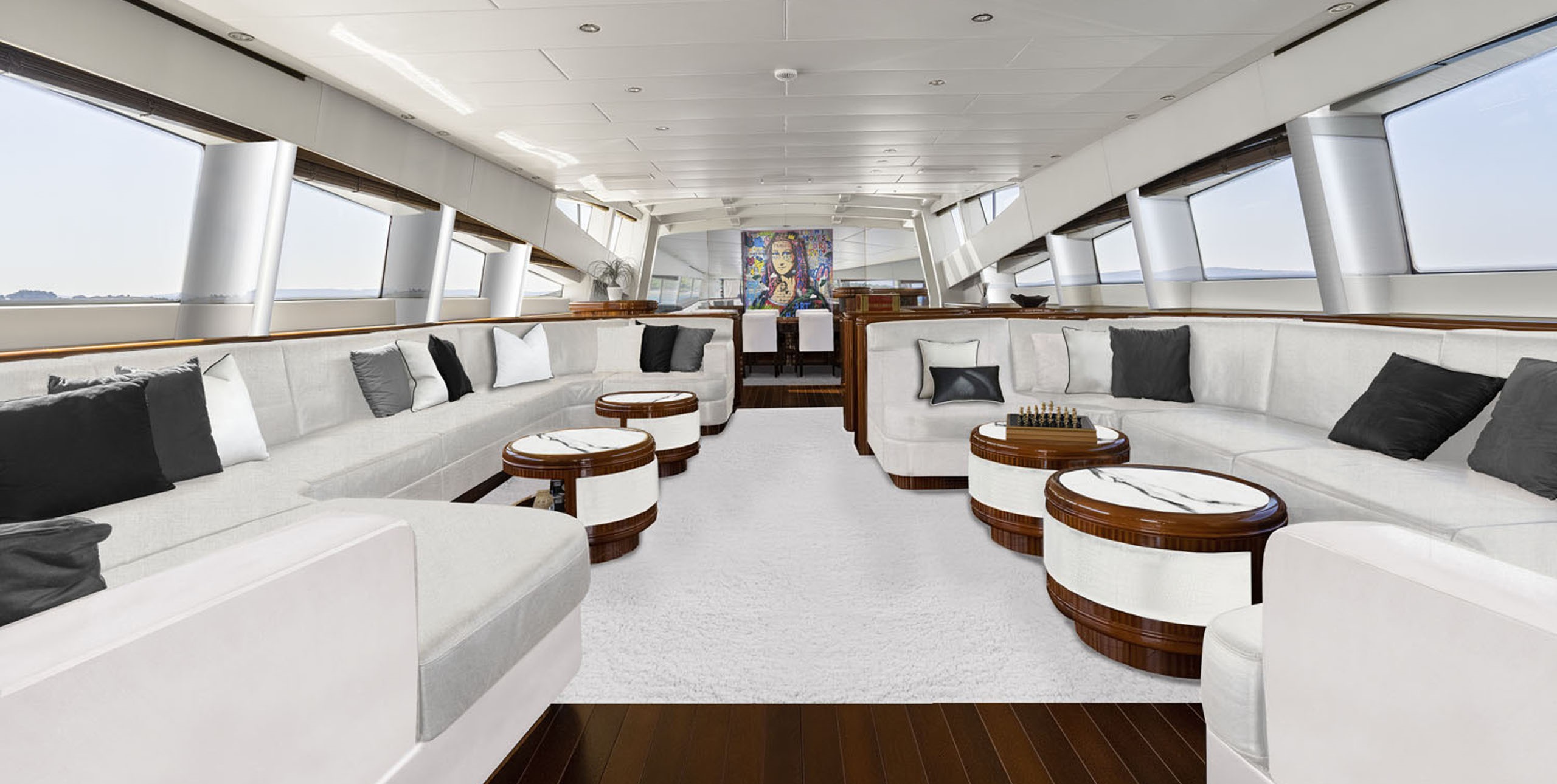 Salon aan boord